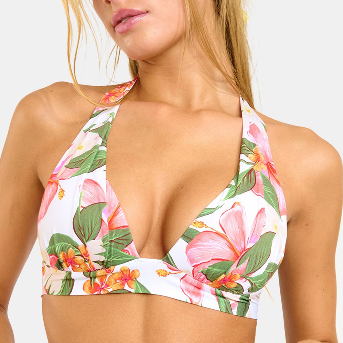 Haut de maillot push up Maho - TAHITI blanc, BANANA MOON