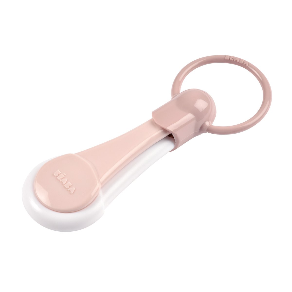 Coupe ongle pour bébé avec bout rond rose ancienne, BEABA