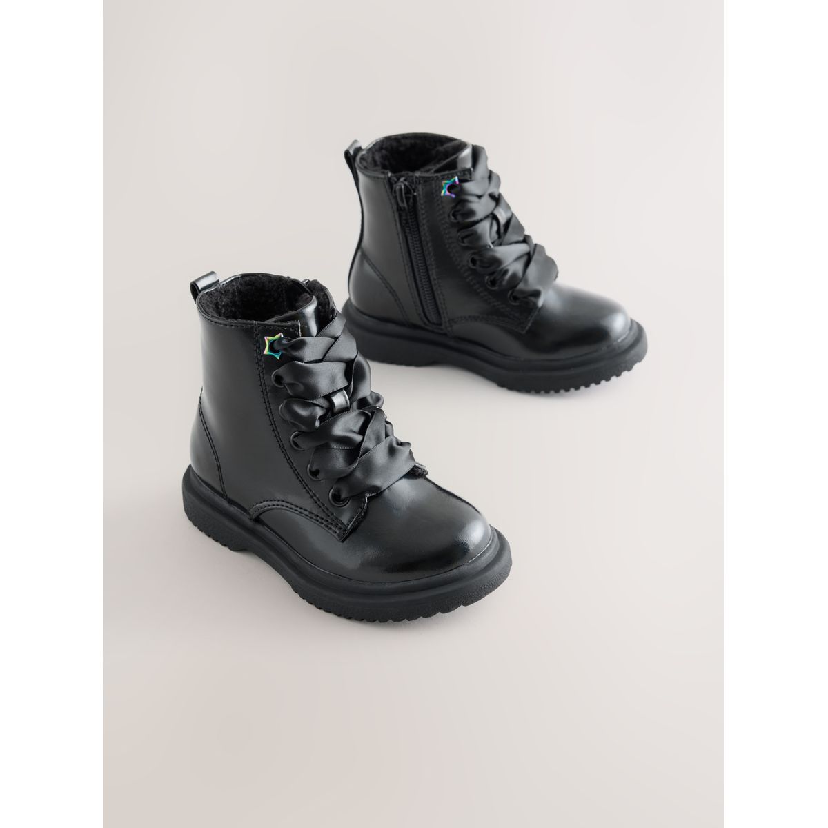 Bottines à lacets noir, NEXT