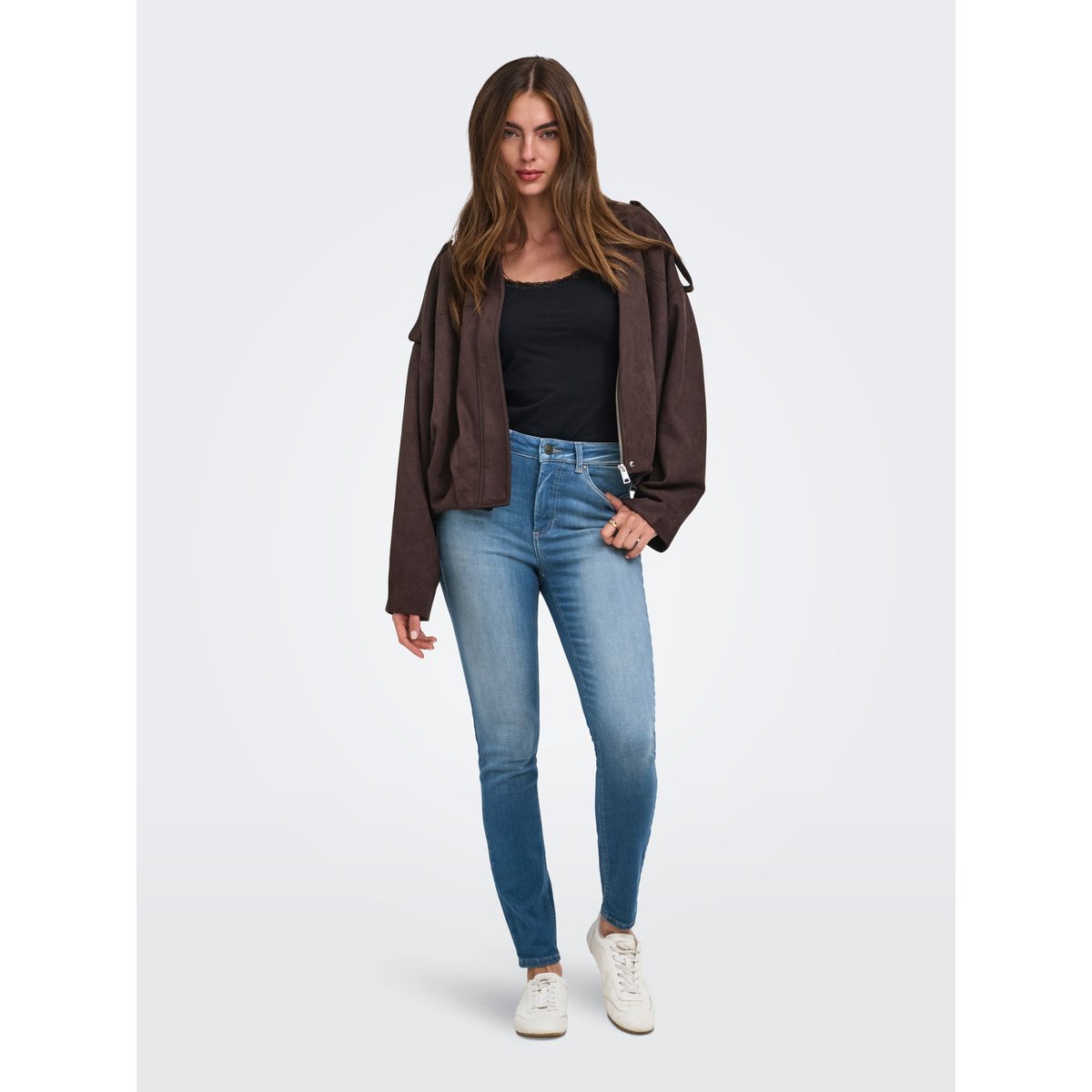 Jean Skinny light medium blue denim, ONLY
