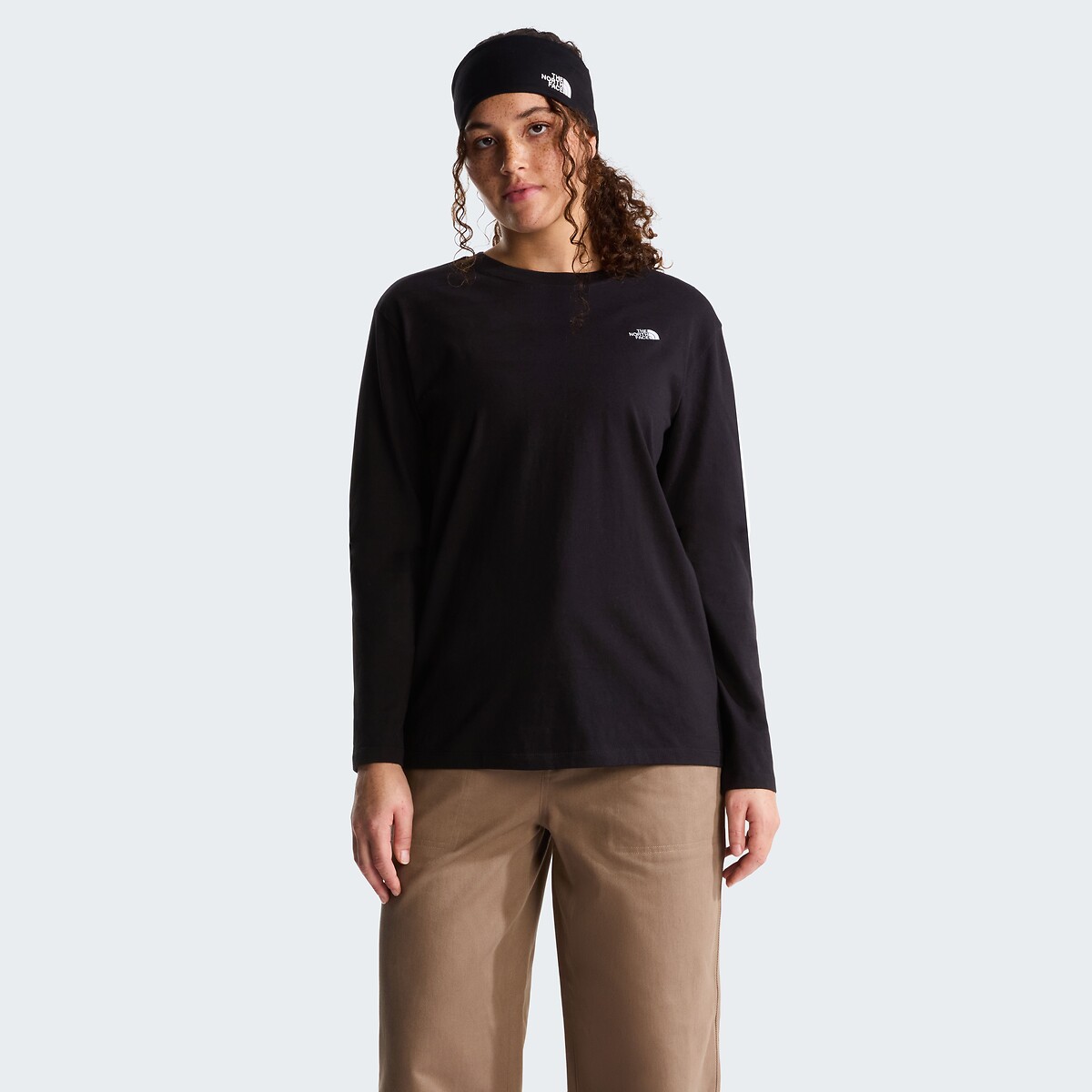 T-shirt manches longues Simple Dome noir, THE NORTH FACE