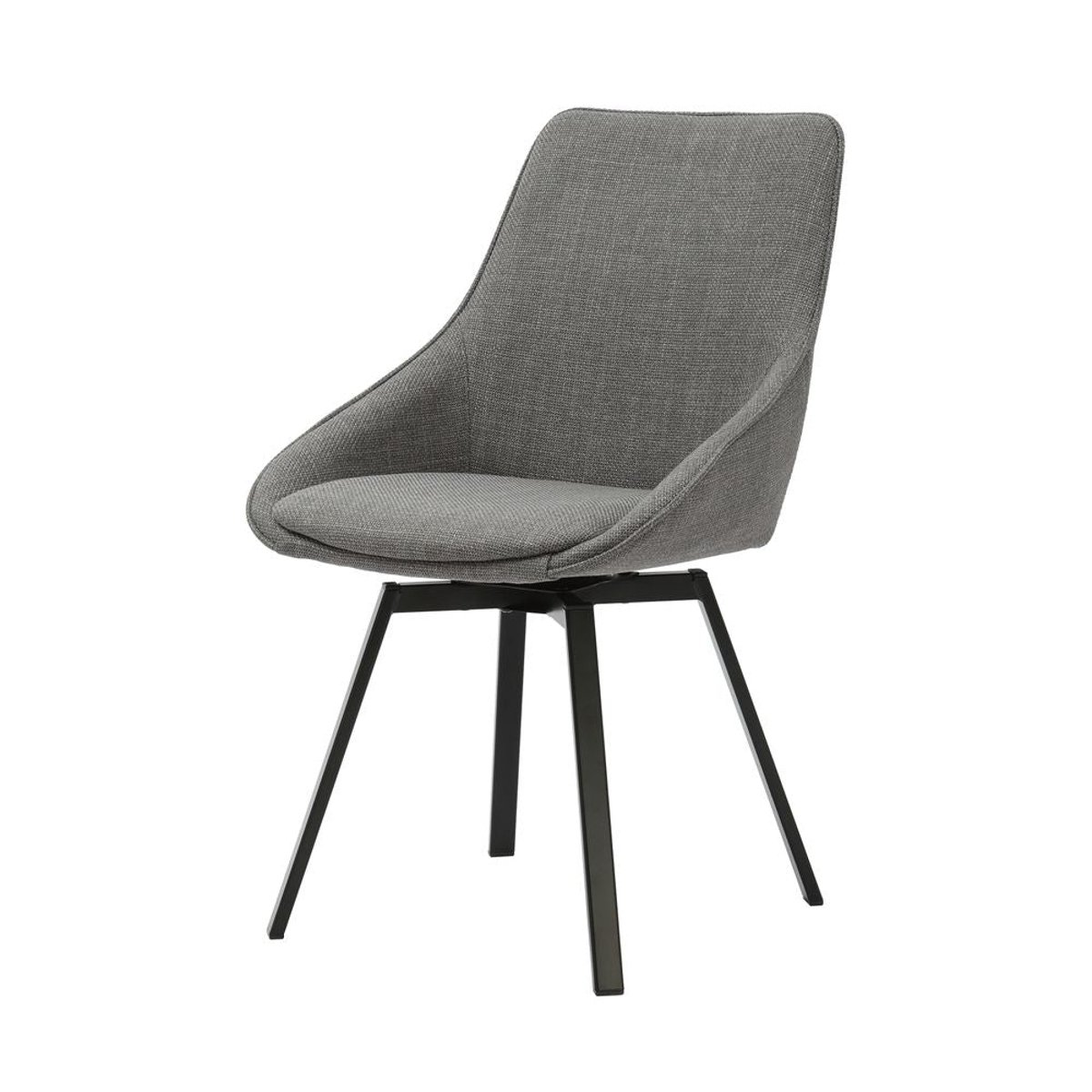 Chaise repas pivotante gris gris clair, ZAGO
