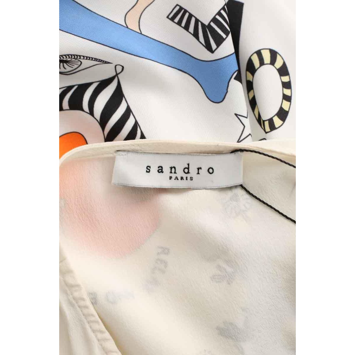 Robe - Très Bon État ecru, SANDRO