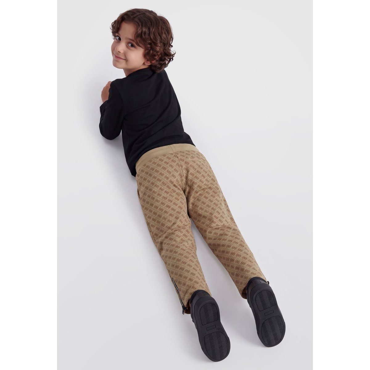 Joggers Avec Logo 4G beige, GUESS KIDS
