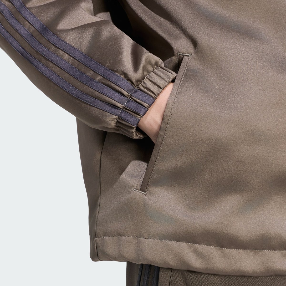 Veste Matelassée En Satin À 3 Bandes Veste Matelassée En Satin À 3 Bandes branch, adidas Originals