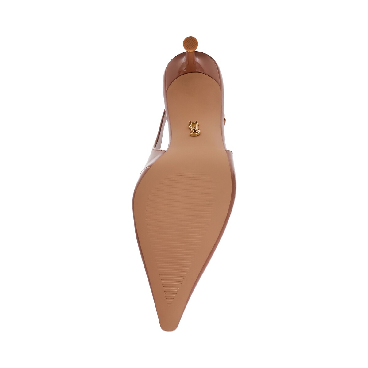 Escarpins slingback pointus, en cuir, ARCHWAY marron clair, STEVE MADDEN