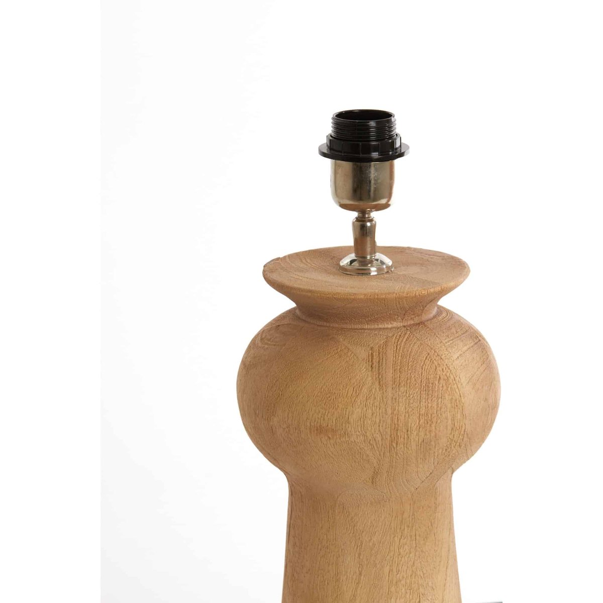 Base De La Lampe Bois BAGLIO naturel, LIGHT & LIVING