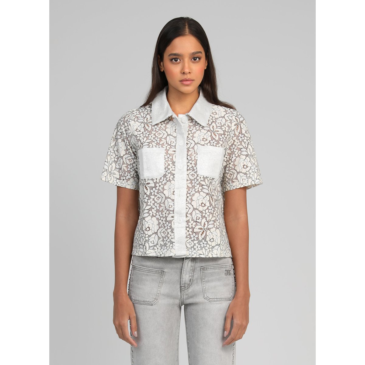 Chemise ATIMIA blanc, AN'GE