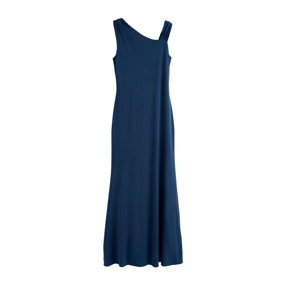 Robe de cérémonie maxi à col bénitier bleu marine, NEXT