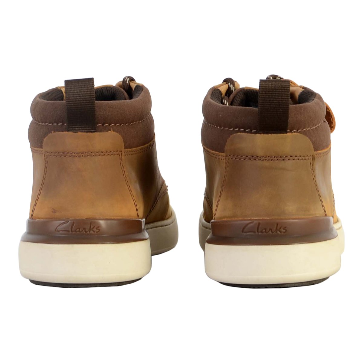 Bottine Cuir Scene Zip brun foncé, CLARKS