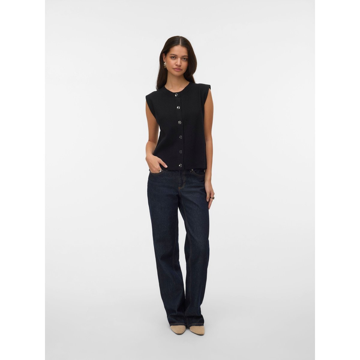 Gilet noire - black, VERO MODA