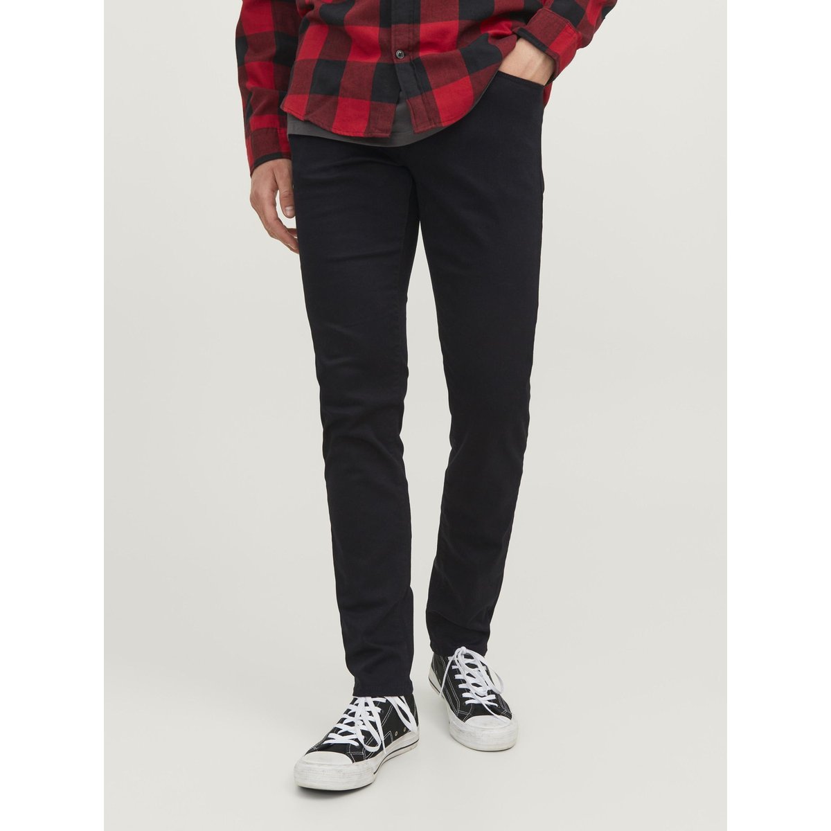 Jean Slim black denim, JACK & JONES
