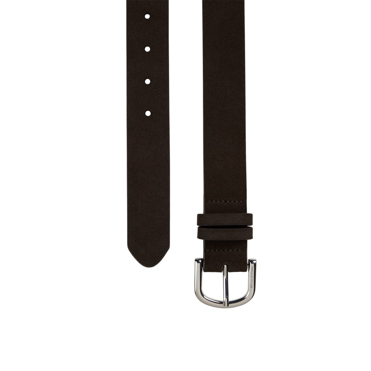 Ceinture modèle Cara en cuir velours souple gris, MARC O'POLO