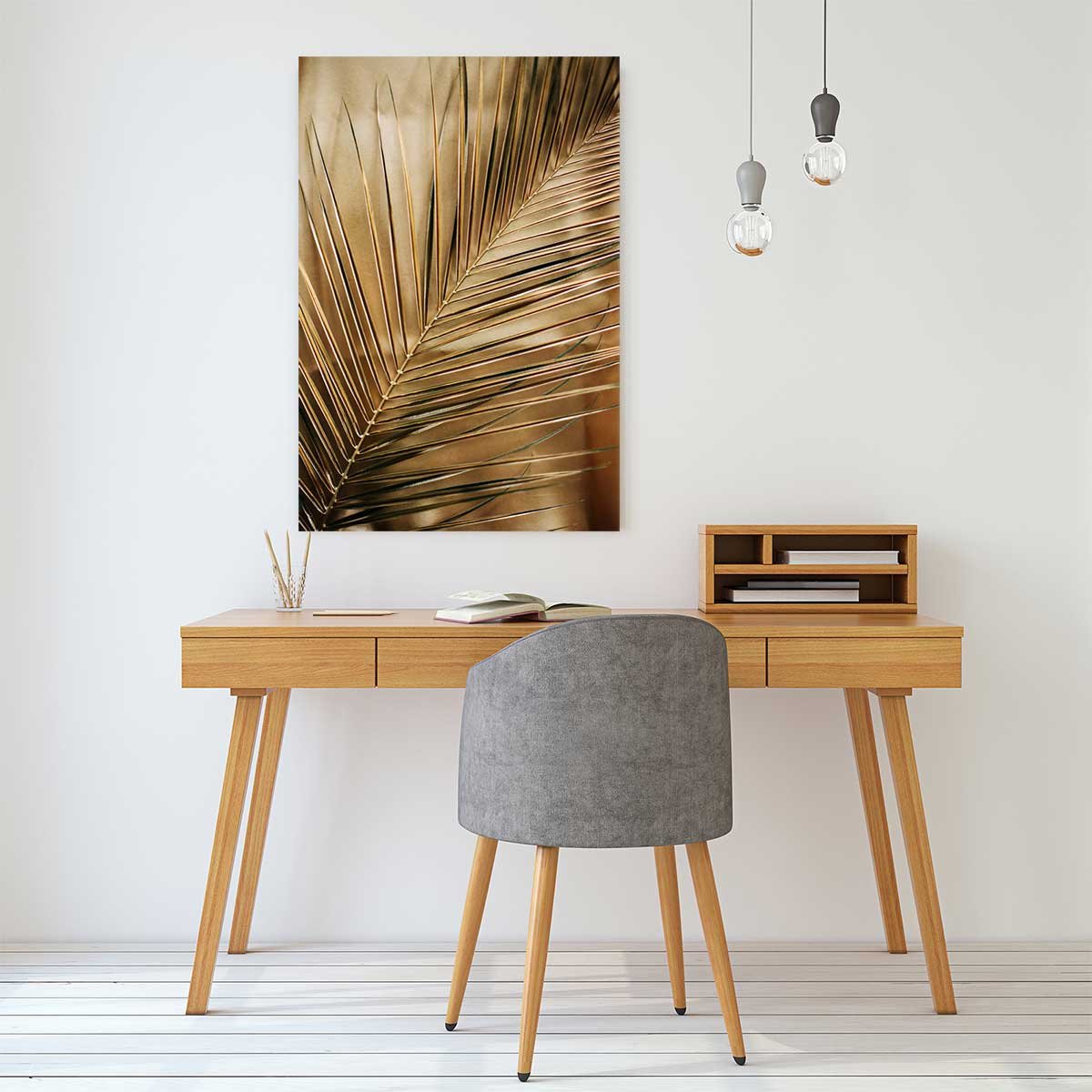 Tableau golden palm tableau alu dibond, HEXOA