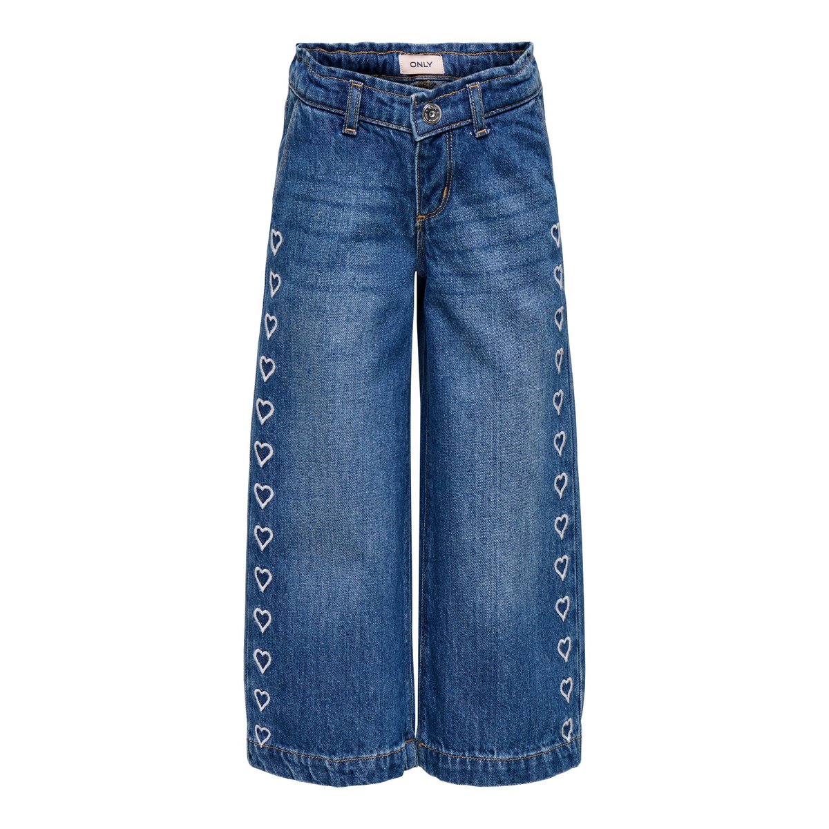 Jean À Jambe Large medium blue denim, KIDS ONLY