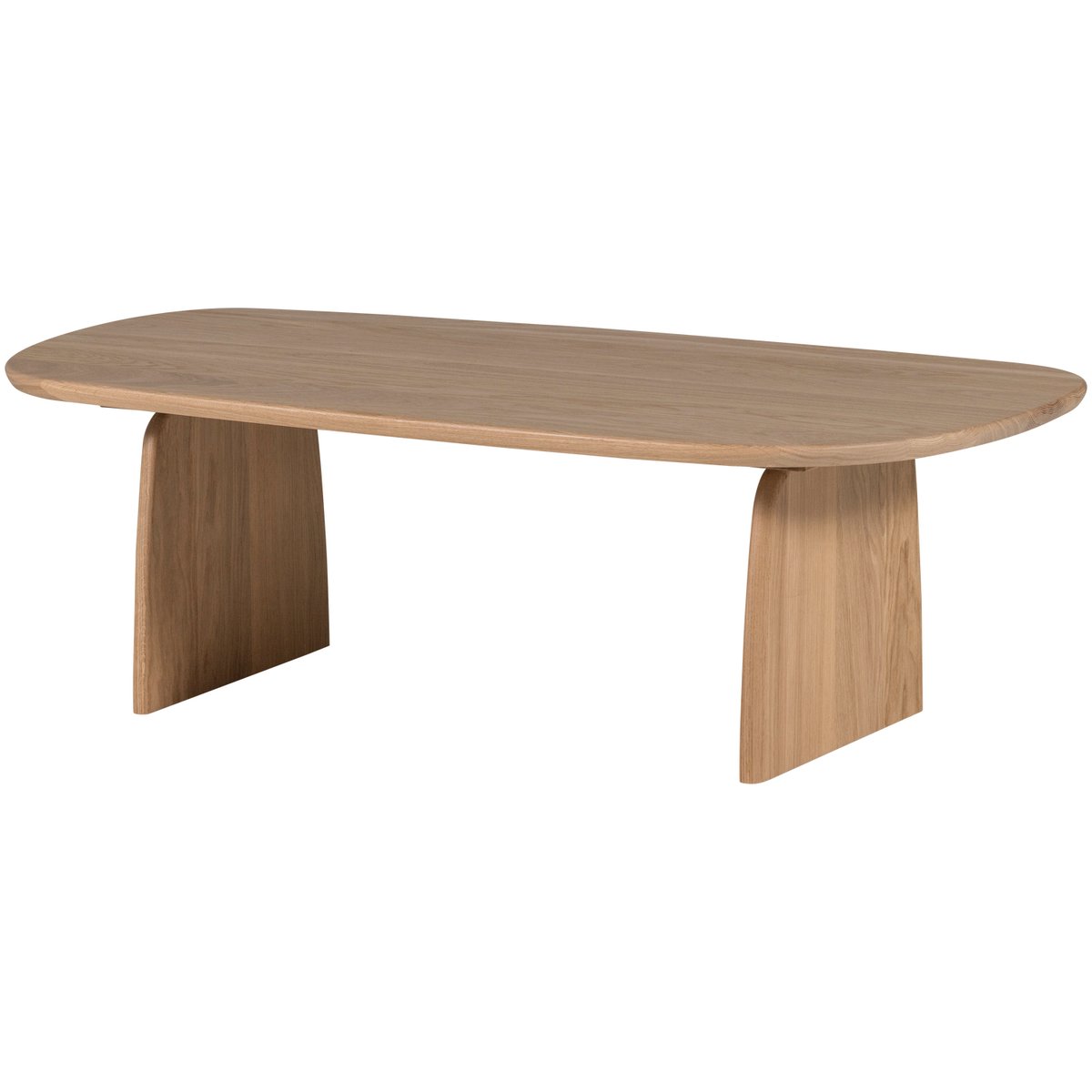 Table basse en bois de chêne L110 TABLO marron clair, WOOOD