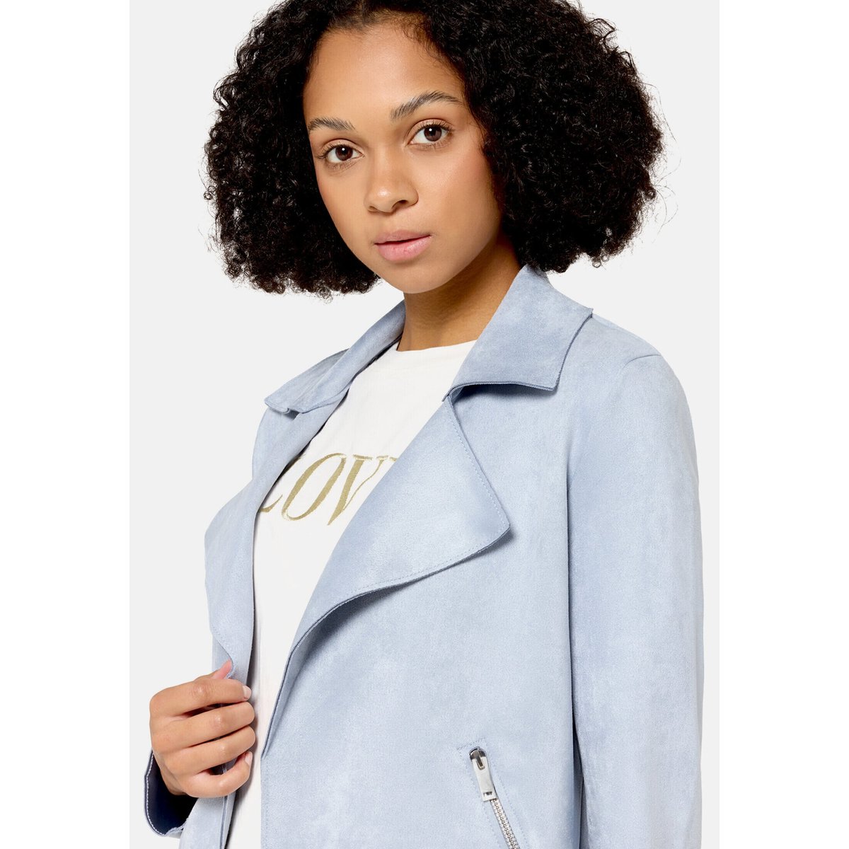 Veste blazer à bord franc blue blizzard, CARTOON