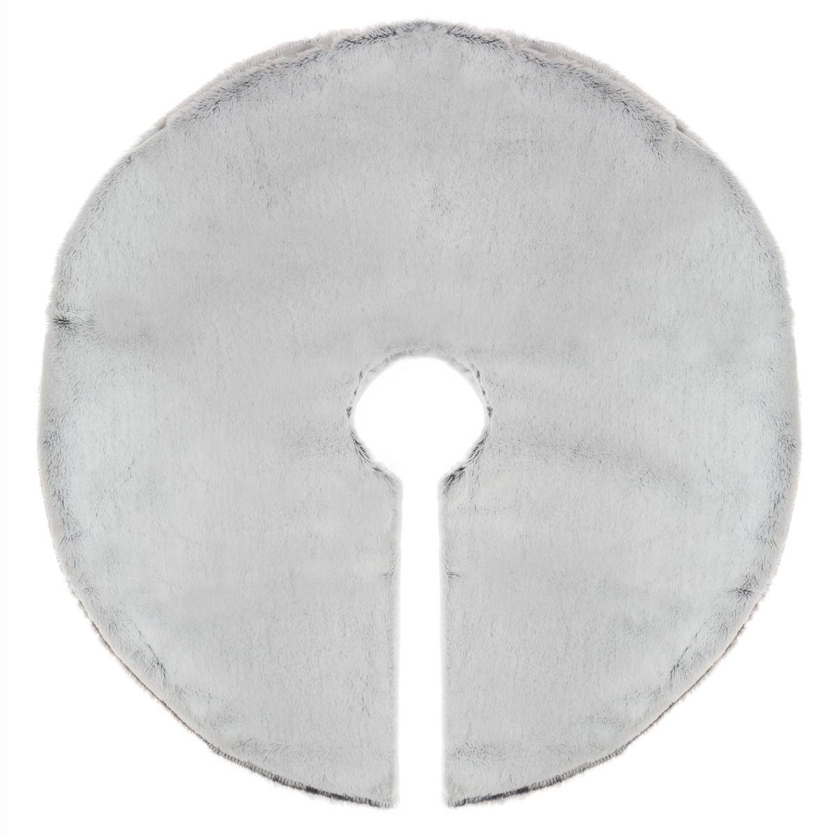Tapis de sapin "Les incontournables de Noël" gris D90cm gris moyen, FEERIC LIGHTS & CHRISTMAS