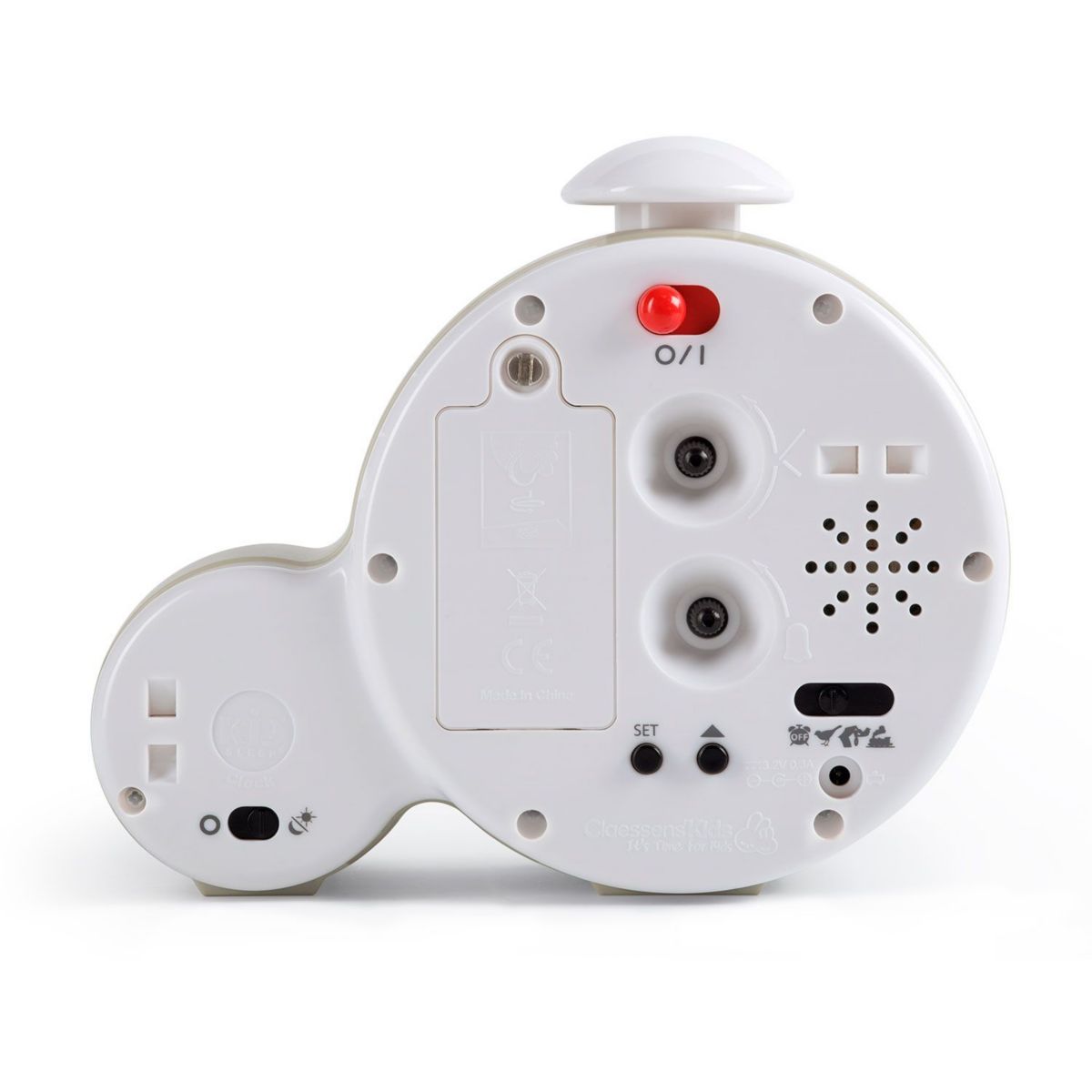 Réveil éducatif Kid'Sleep Clock blanc, rose, PABOBO