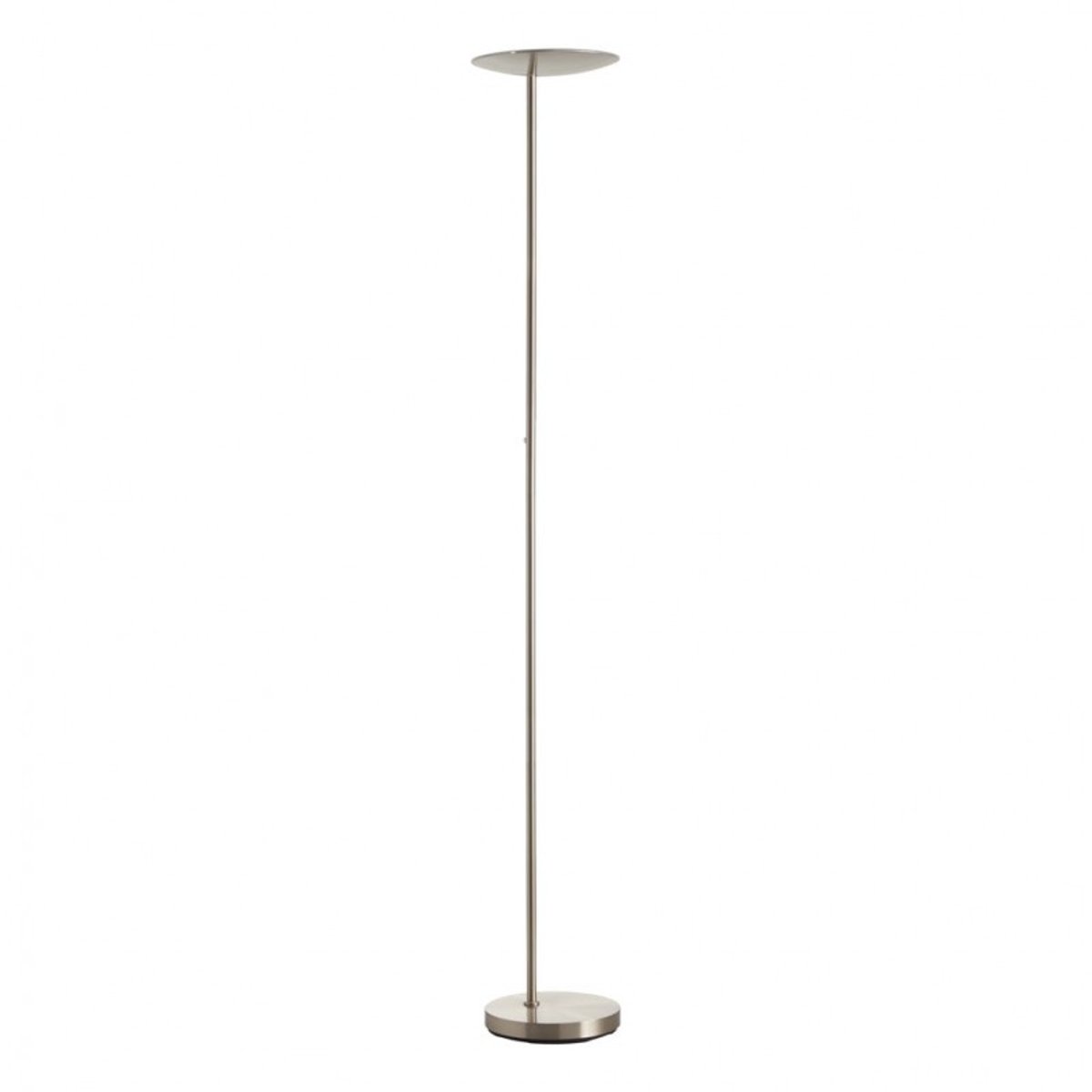 Lampadaire Chrome Mat Solis à Intensité Variable Et Cct chrome, MILLUMINE