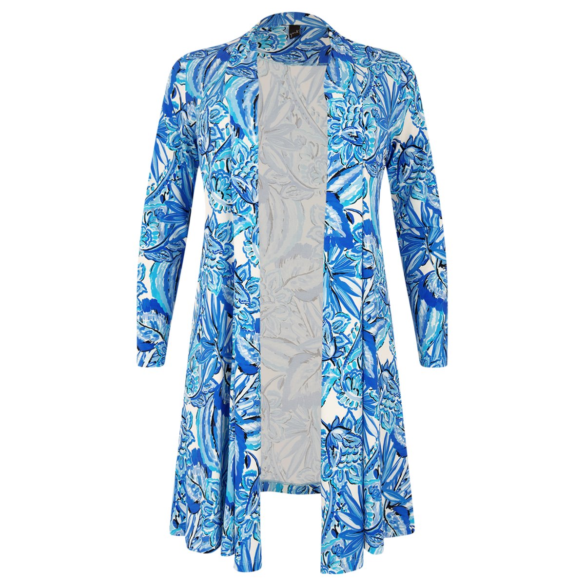 Gilet imprimé / imprimée bleu, YOEK