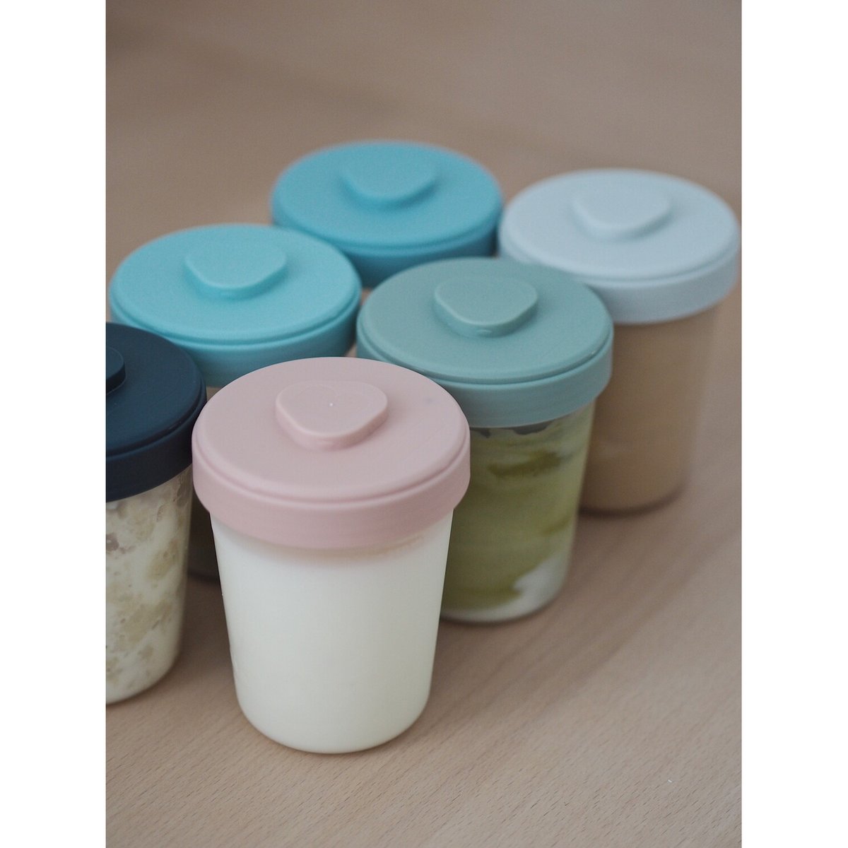 Lot de 6 portions clip 2ème âge assortiment multicolore, BEABA