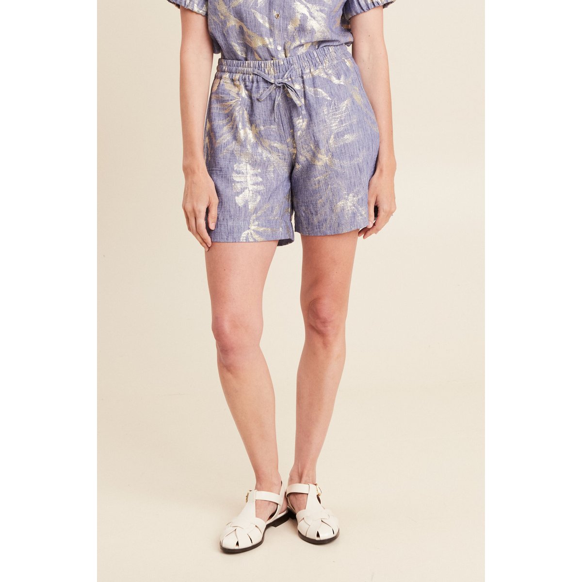 Short taille haute bleu lavande, BREAL