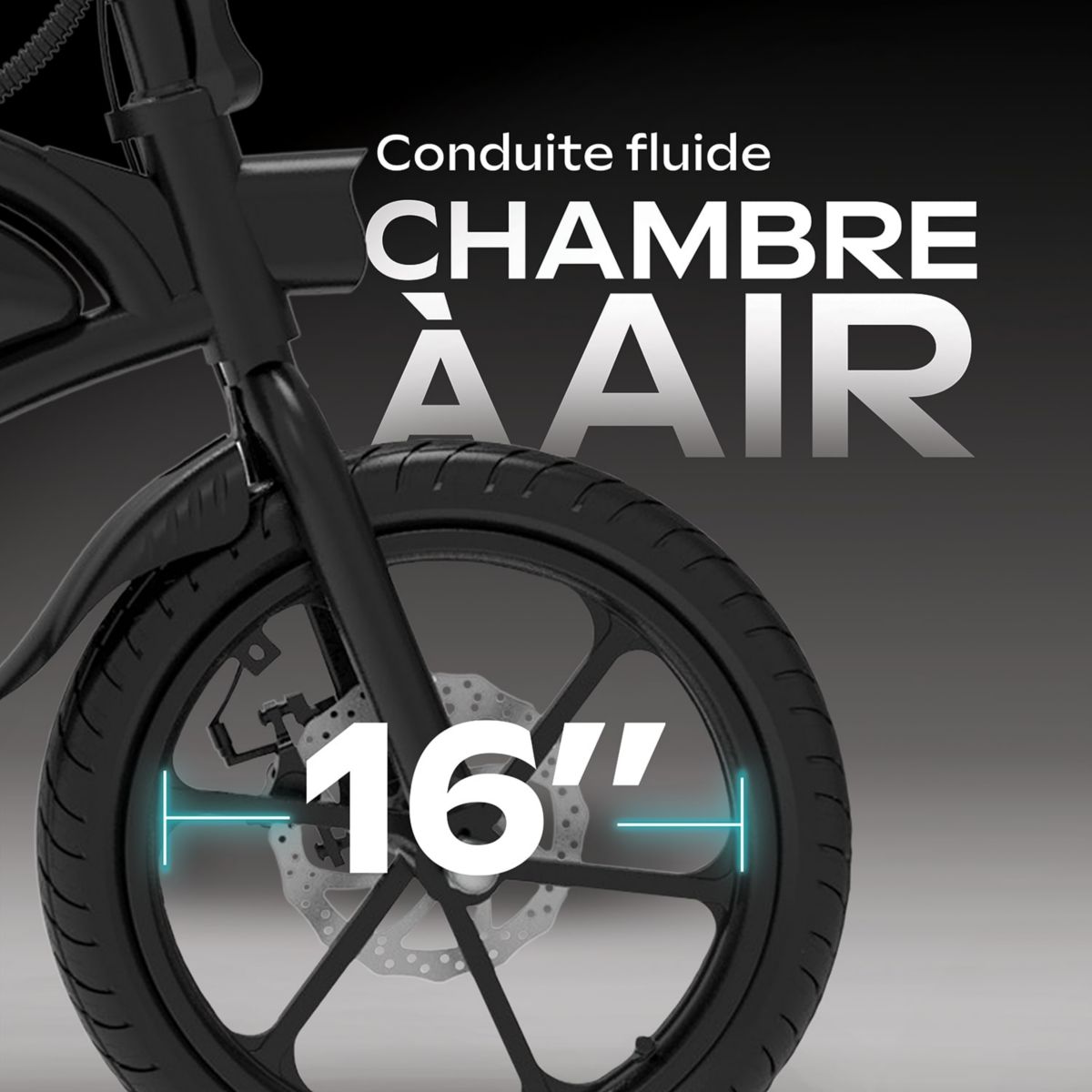 Draisienne électrique Bike 160 Noir noir, URBANGLIDE