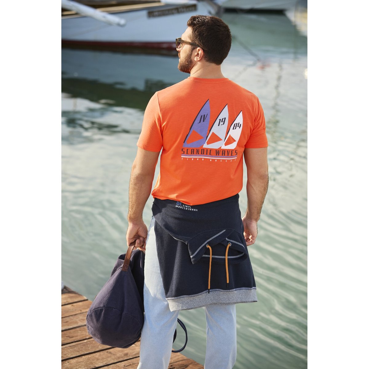 T-shirt GARMANN orange, JAN VANDERSTORM