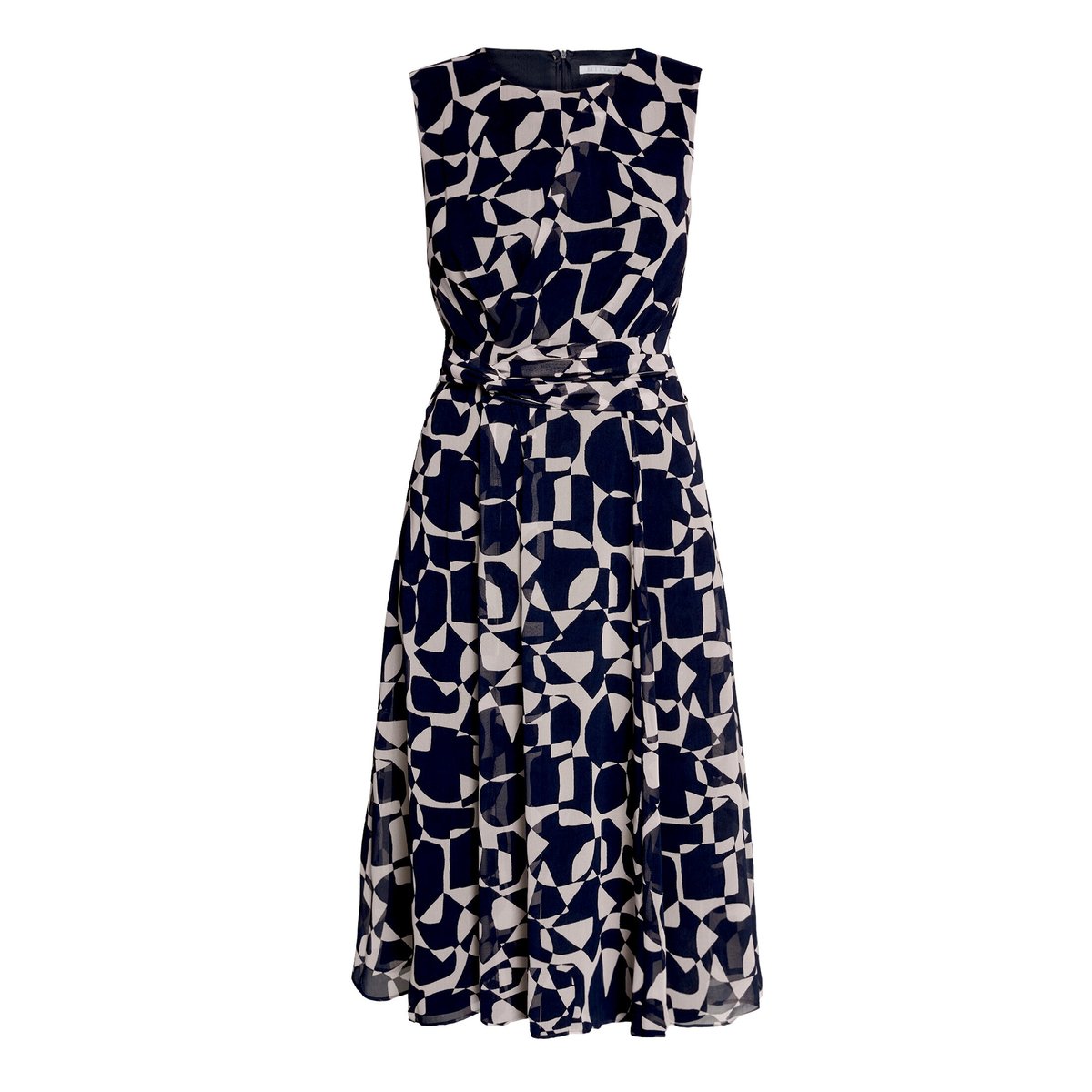 Robe en chiffon sans manches dark blue/nature, BETTY & CO