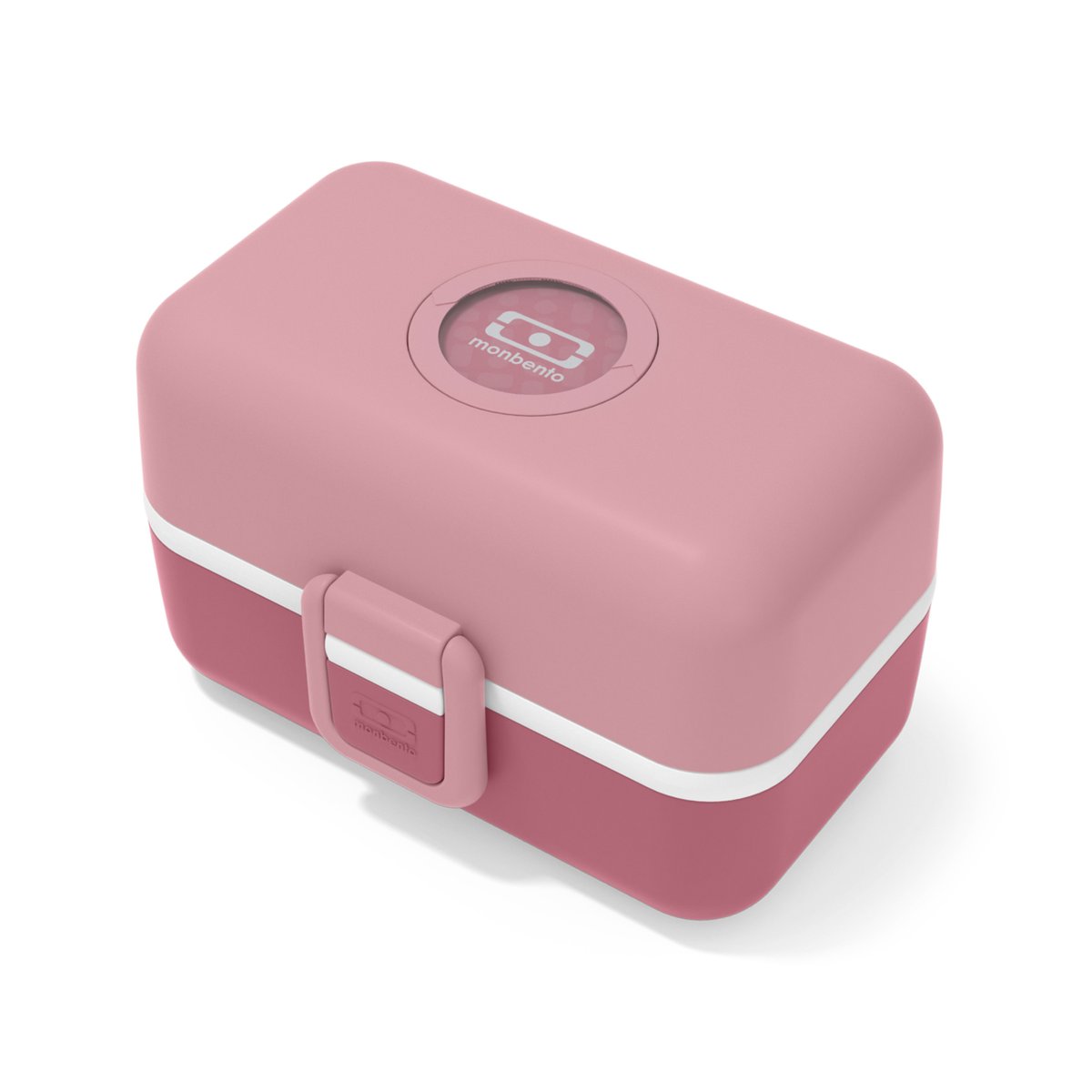 Set lunch box enfant 800ml Rose + Bouteille 330 ml + Sac à dos + Couverts rose blush, MONBENTO
