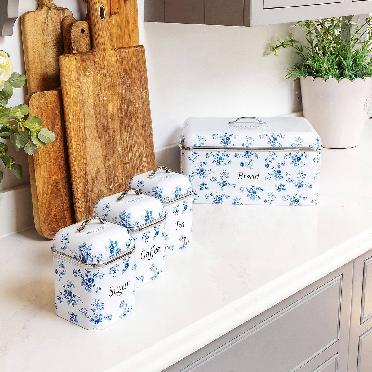 Laura Ashley Bread Bin pink, LAURA ASHLEY