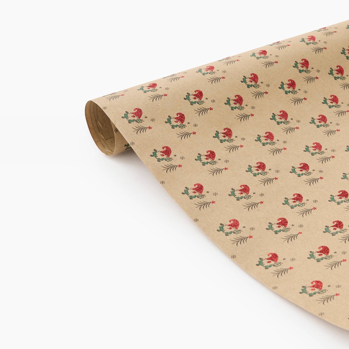 Papier cadeau, 2m marron, MONOPRIX
