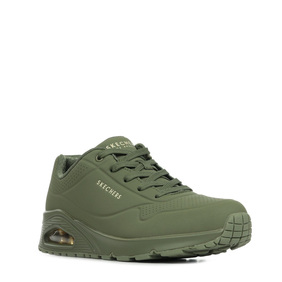Baskets Uno Stand On Air olive, SKECHERS