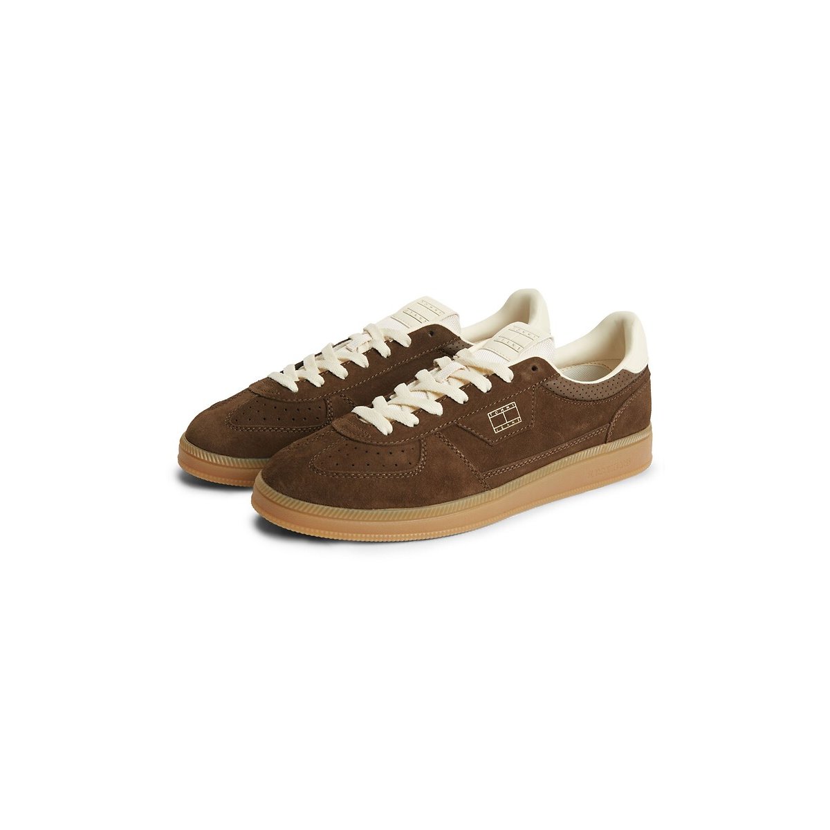 Baskets en cuir suède THE GREENWICH marron, TOMMY HILFIGER