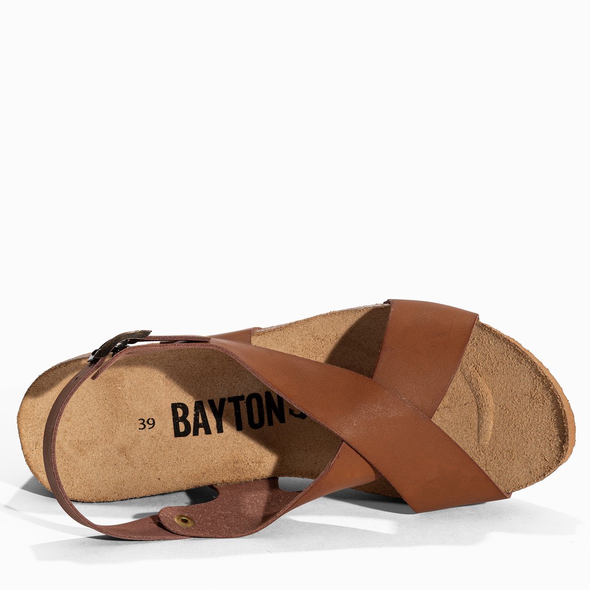 Sandales s REA marron, BAYTON