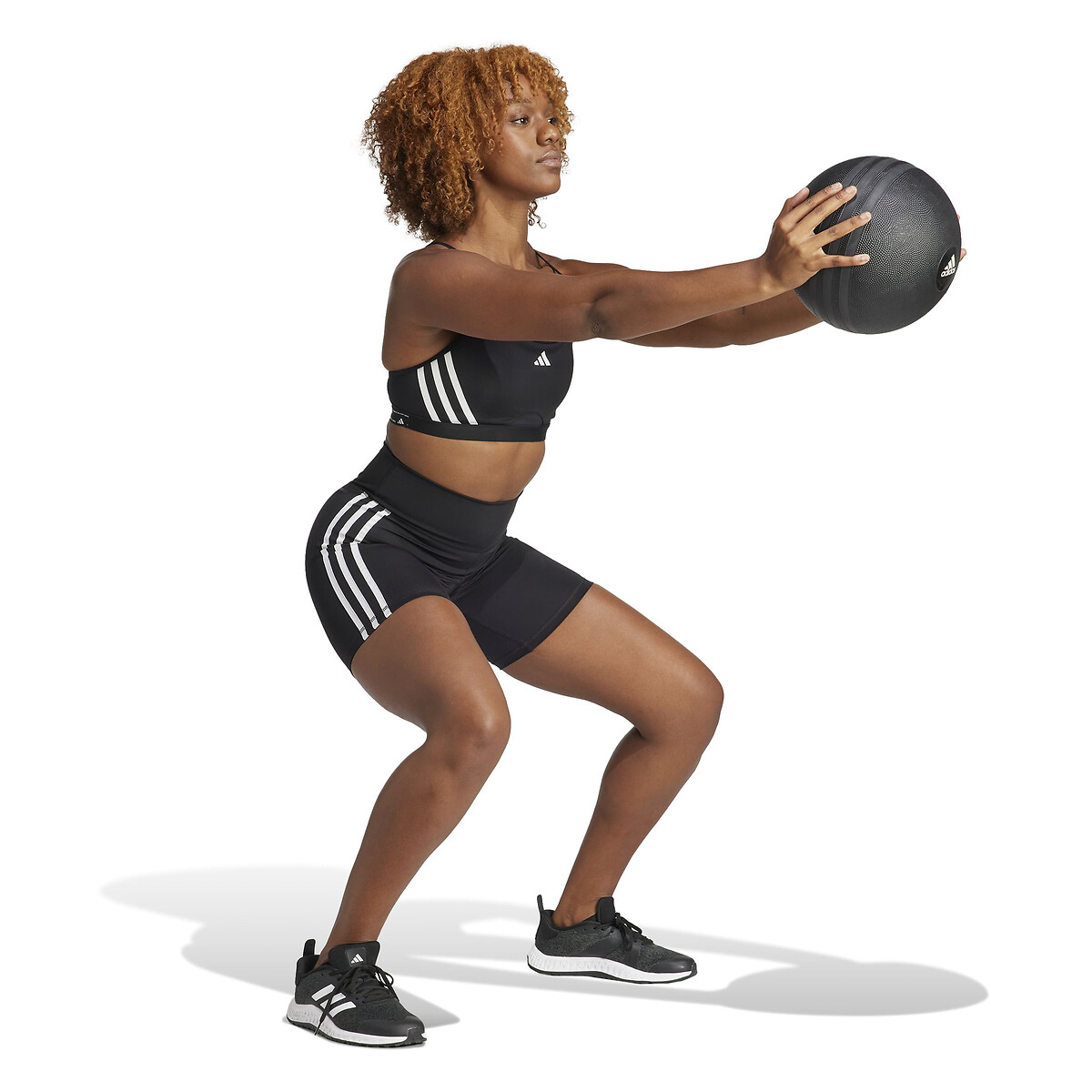 Light Support Sports Bra black/white, adidas Performance
