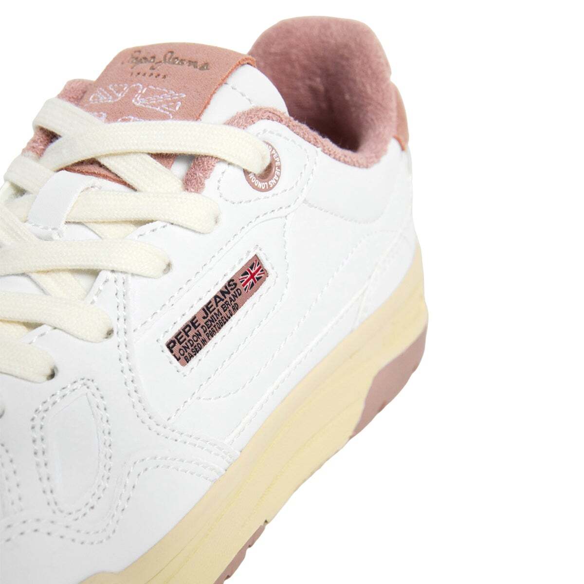 Chester - Baskets Avec Détails En Daim blanc, PEPE JEANS