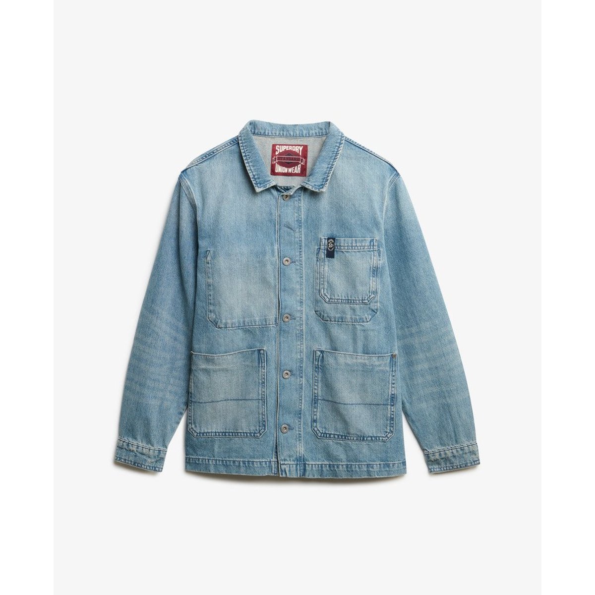 Veste Workwear en denim Merchant Store délavage vieilli, SUPERDRY