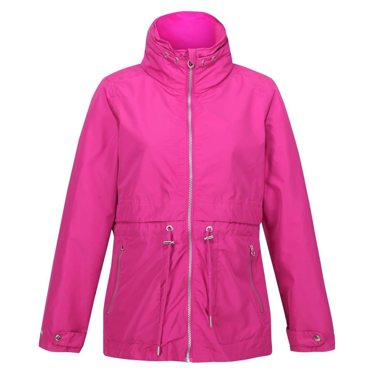Imperméable uni à capuche et taille ajustable NADIRA fuchsia, REGATTA