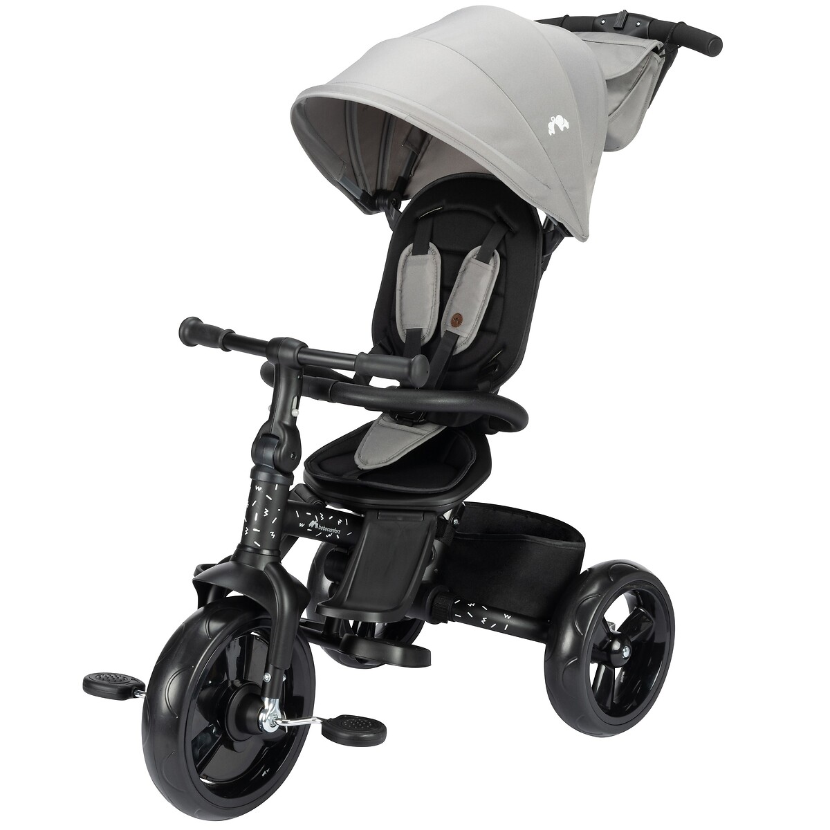 Poussette et tricycle bébé 2 en 1 Windy gris, BEBECONFORT