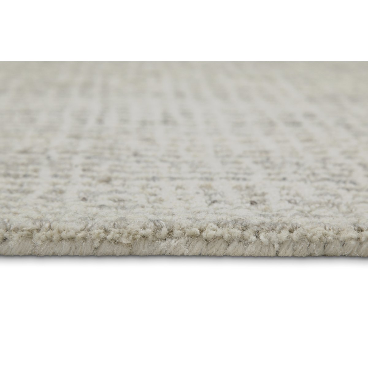 Tapis minimaliste à maille fine ,  Hamptons FOURTEEN greige chiné, WECON HOME