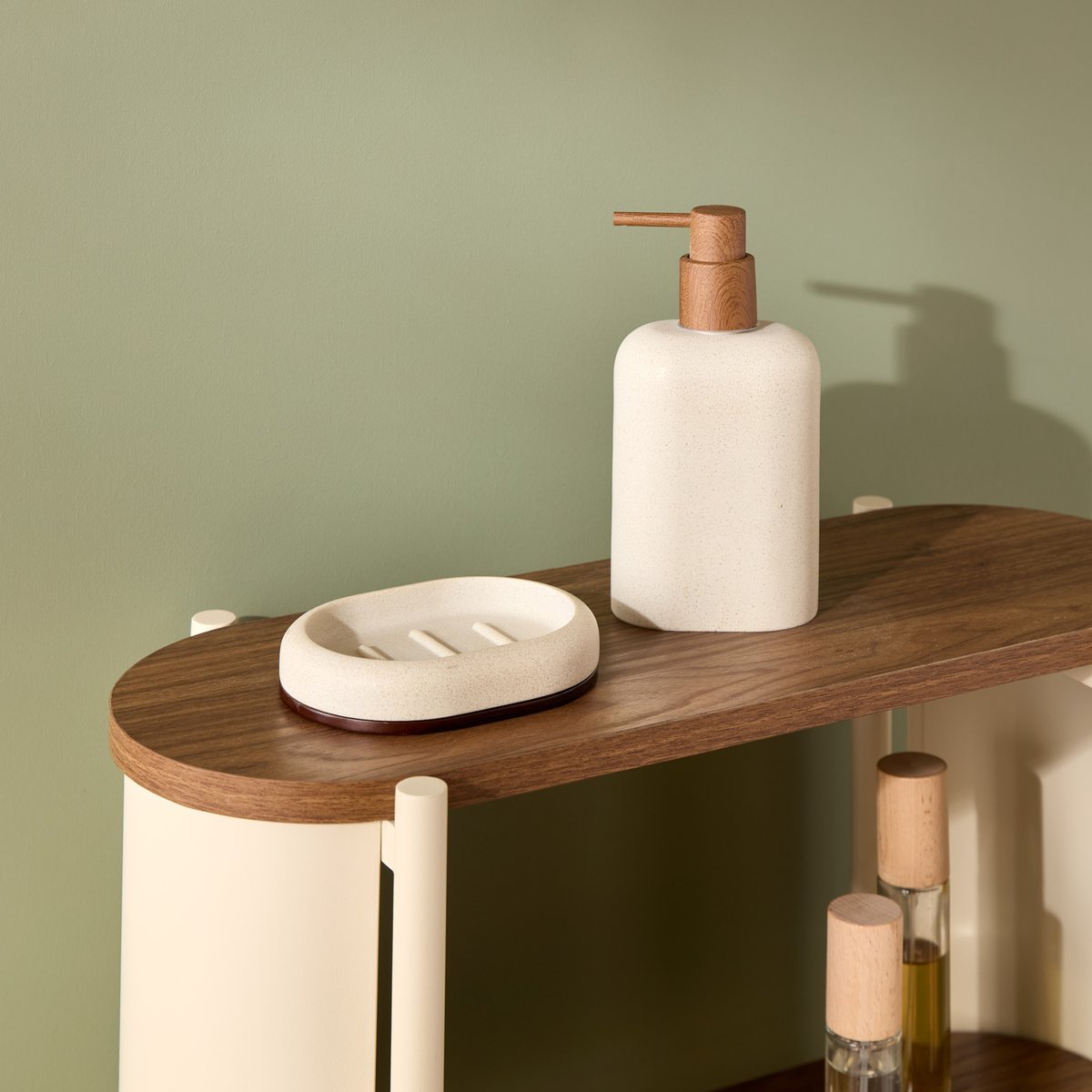 Porte-savon ovale ARGILEO beige, 5FIVE SIMPLY SMART