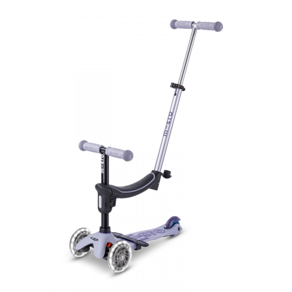 Micro Mini2Grow 2.0 LED - Lavande violet, MICRO MOBILITY