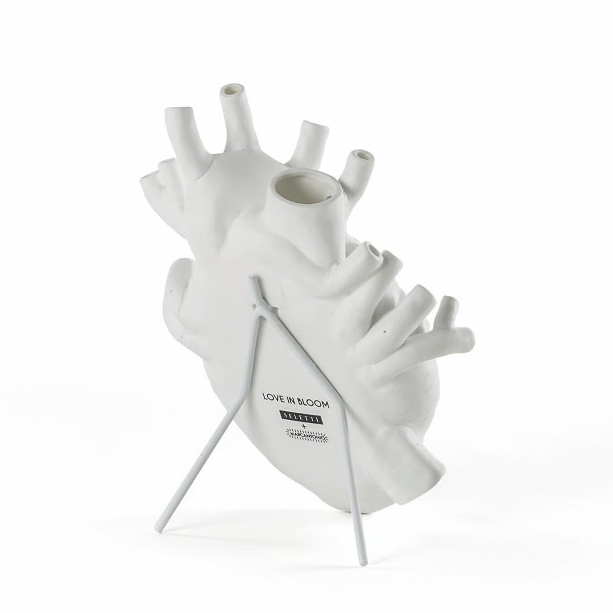 Vase LOVE IN BLOOM blanc, SELETTI