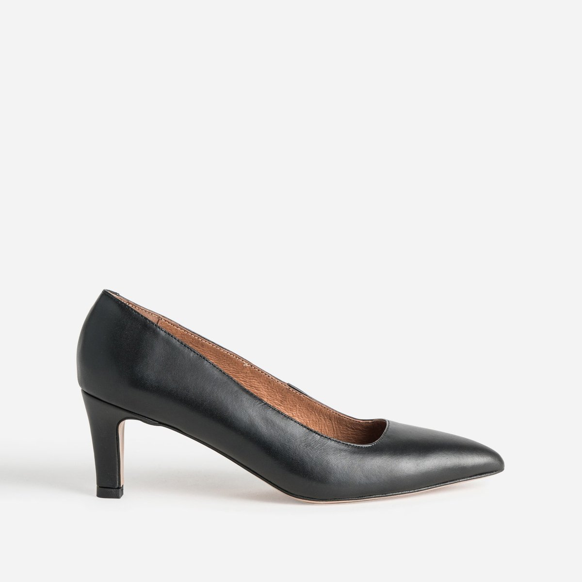 Escarpin en cuir ALEXINE noir, ERAM