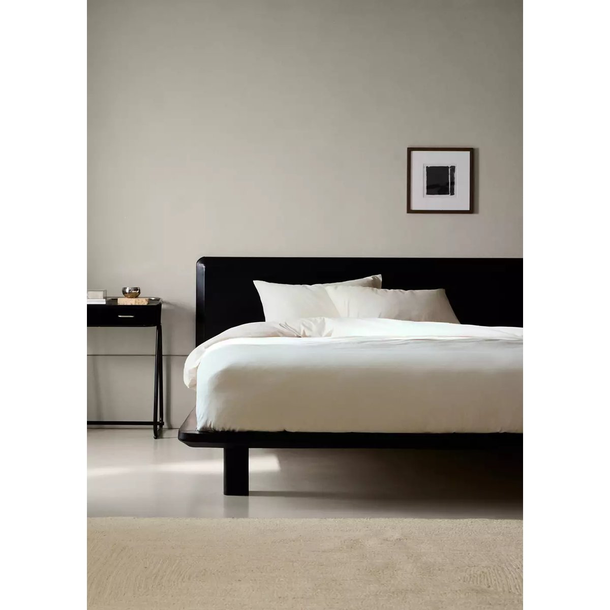 Housse de couette coton lavé lit 135/140 cm sable, MANGO HOME