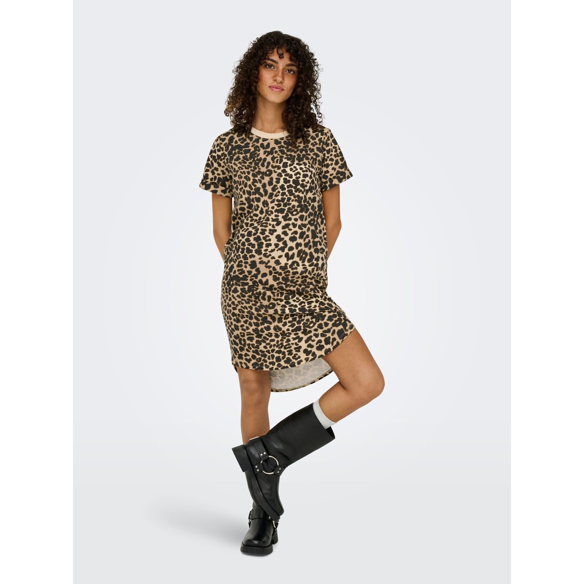 Robe Molletonnée toasted coconut, JDY