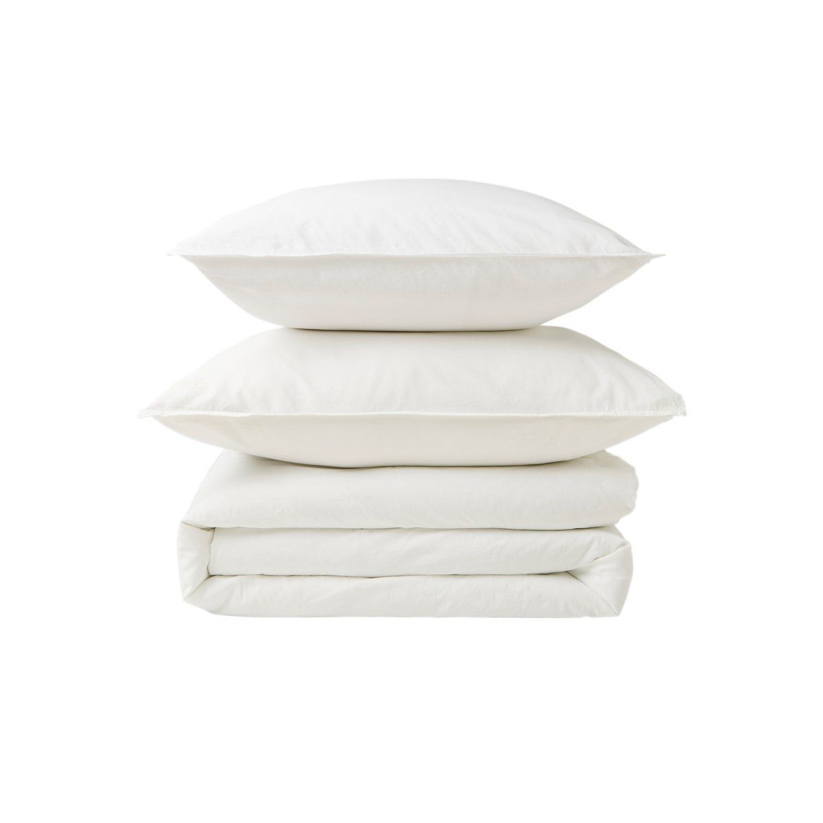 Drap housse coton ORIGINE ivoire, CARRE BLANC