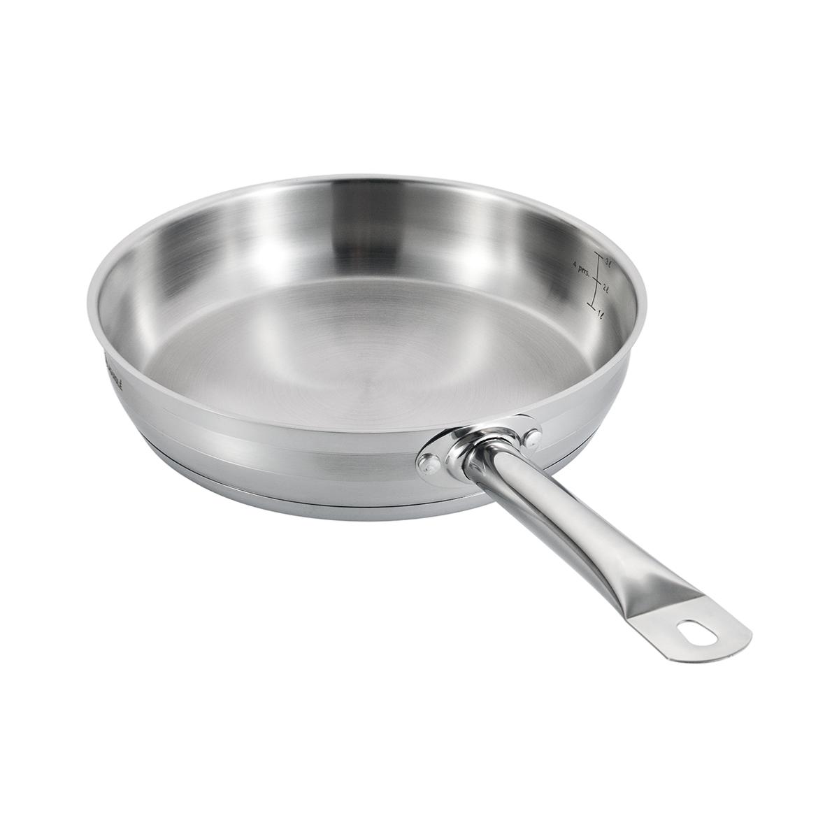 Poêle inox 28cm induction couleur unique, LAGUIOLE CUISSON